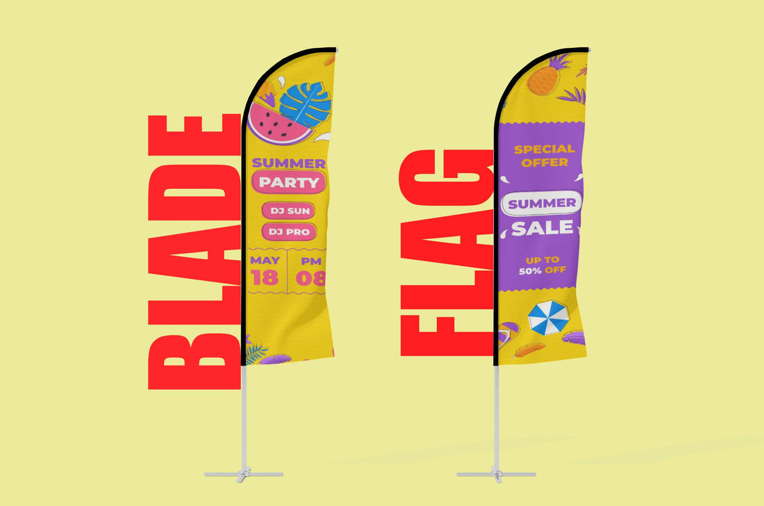 Custom Blade Flags: Designs and Uses