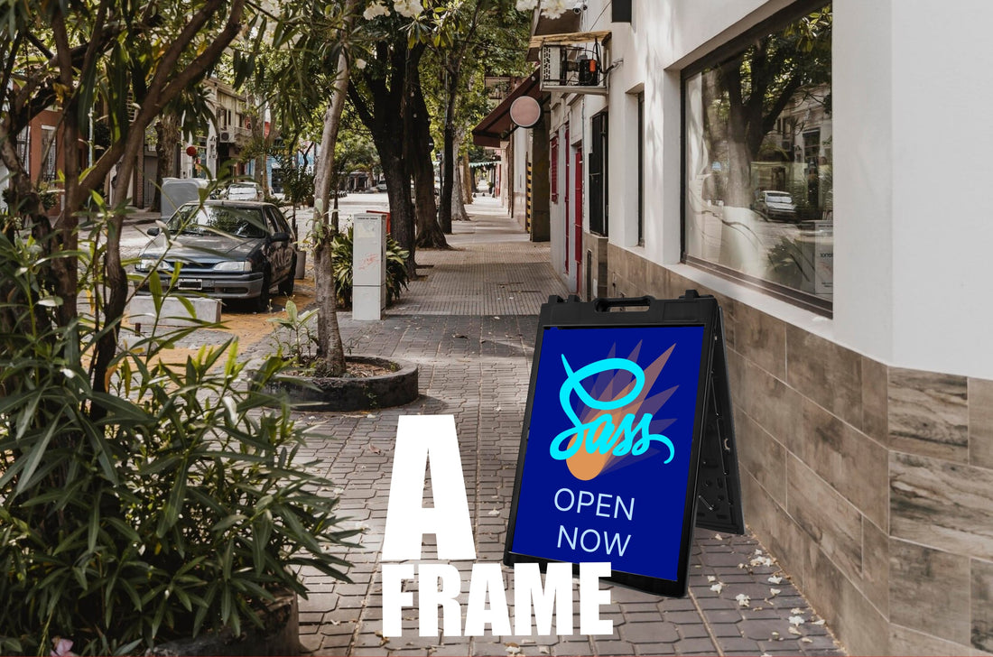 How to Use A‑Frame Signs to Attract Foot Traffic & Maximize Sales