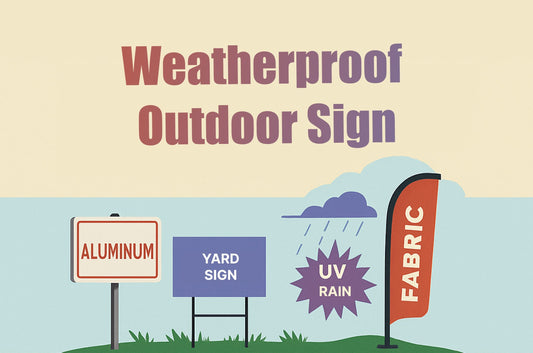 Top 5 Ways to Make Your Outdoor Signage Weatherproof