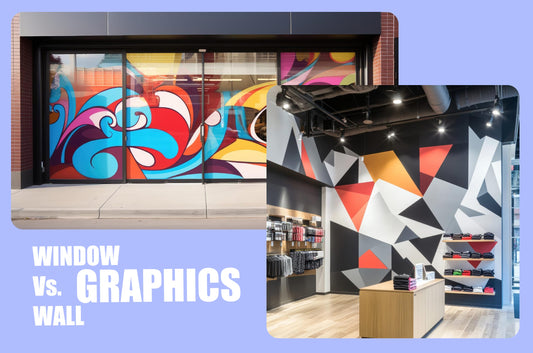Window Graphics vs Wall Graphics: Which Is Right for Your Space?