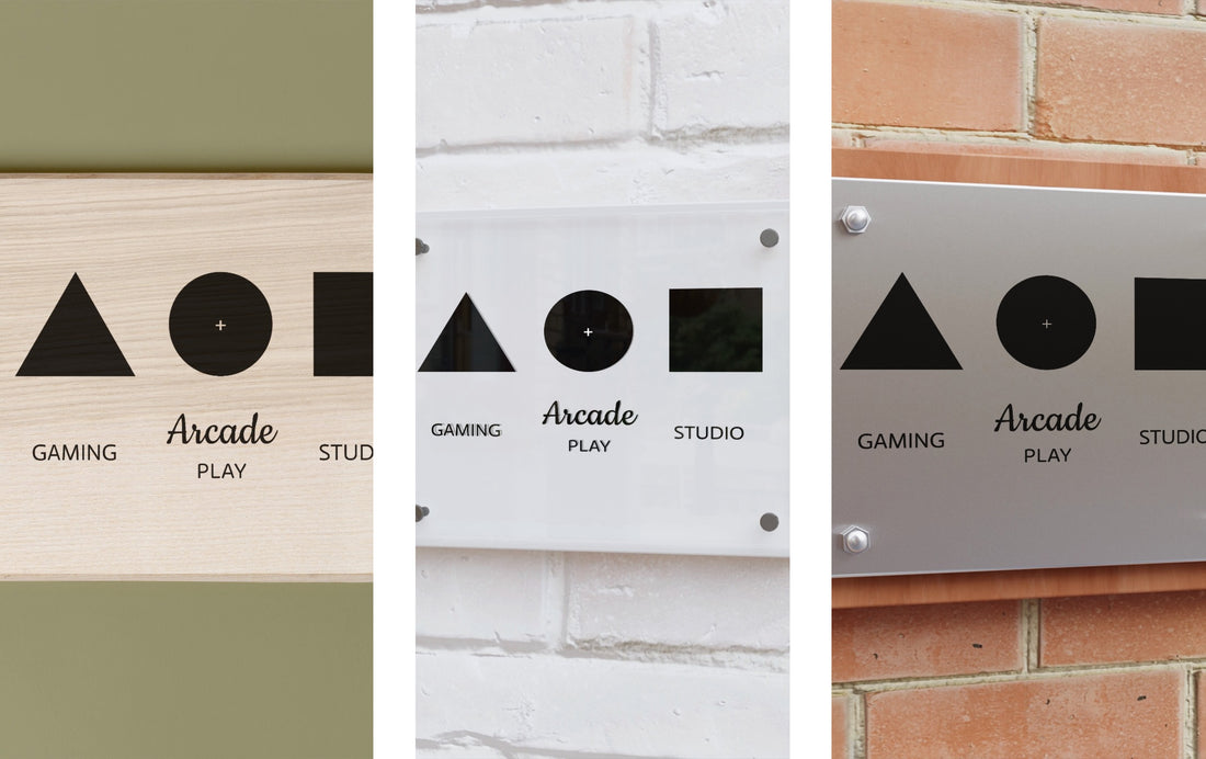 Acrylic vs. Traditional Sign Materials