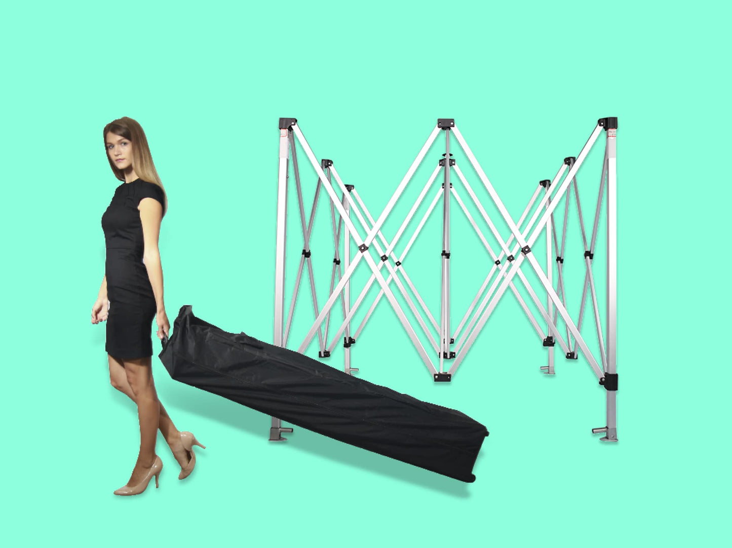 10x20 Canopy Tent Frame with Carry bag