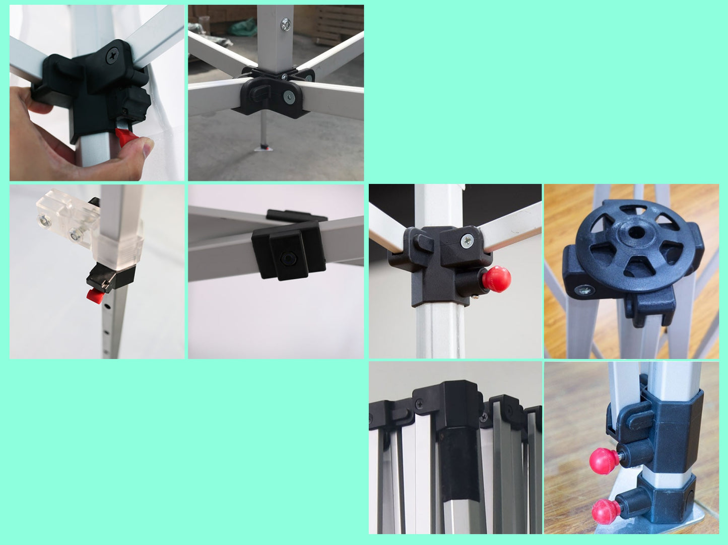 10x20 Canopy Tent Hardware aspects