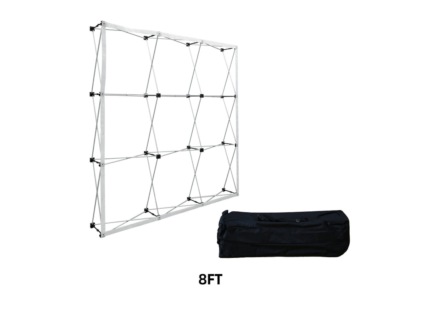 8 ft Straight Popup Display Frame