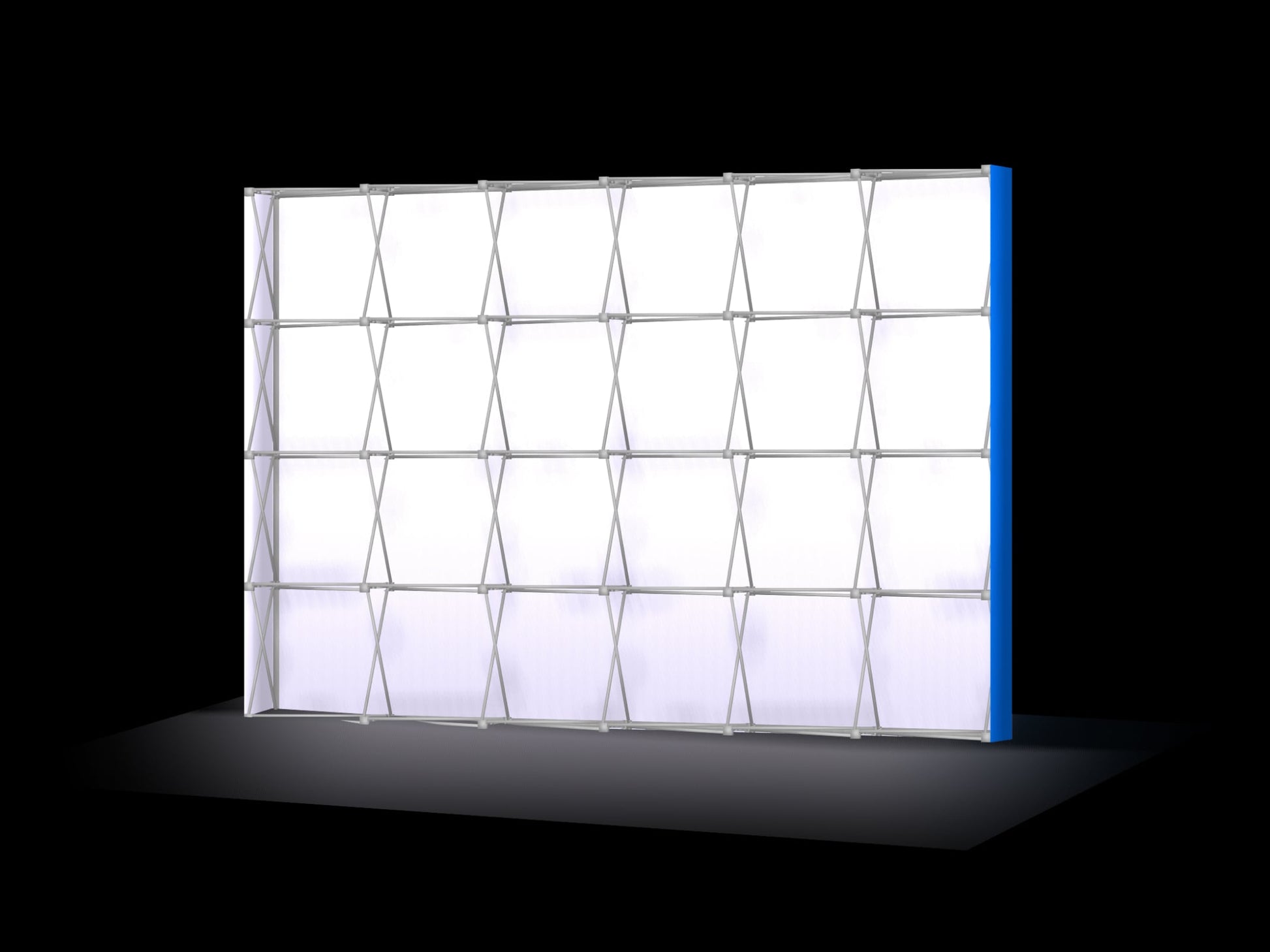 Backlit LED Pop-Up Display BACKSIDE