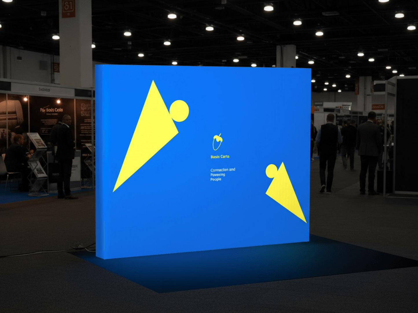 Backlit LED Pop Up Display for events