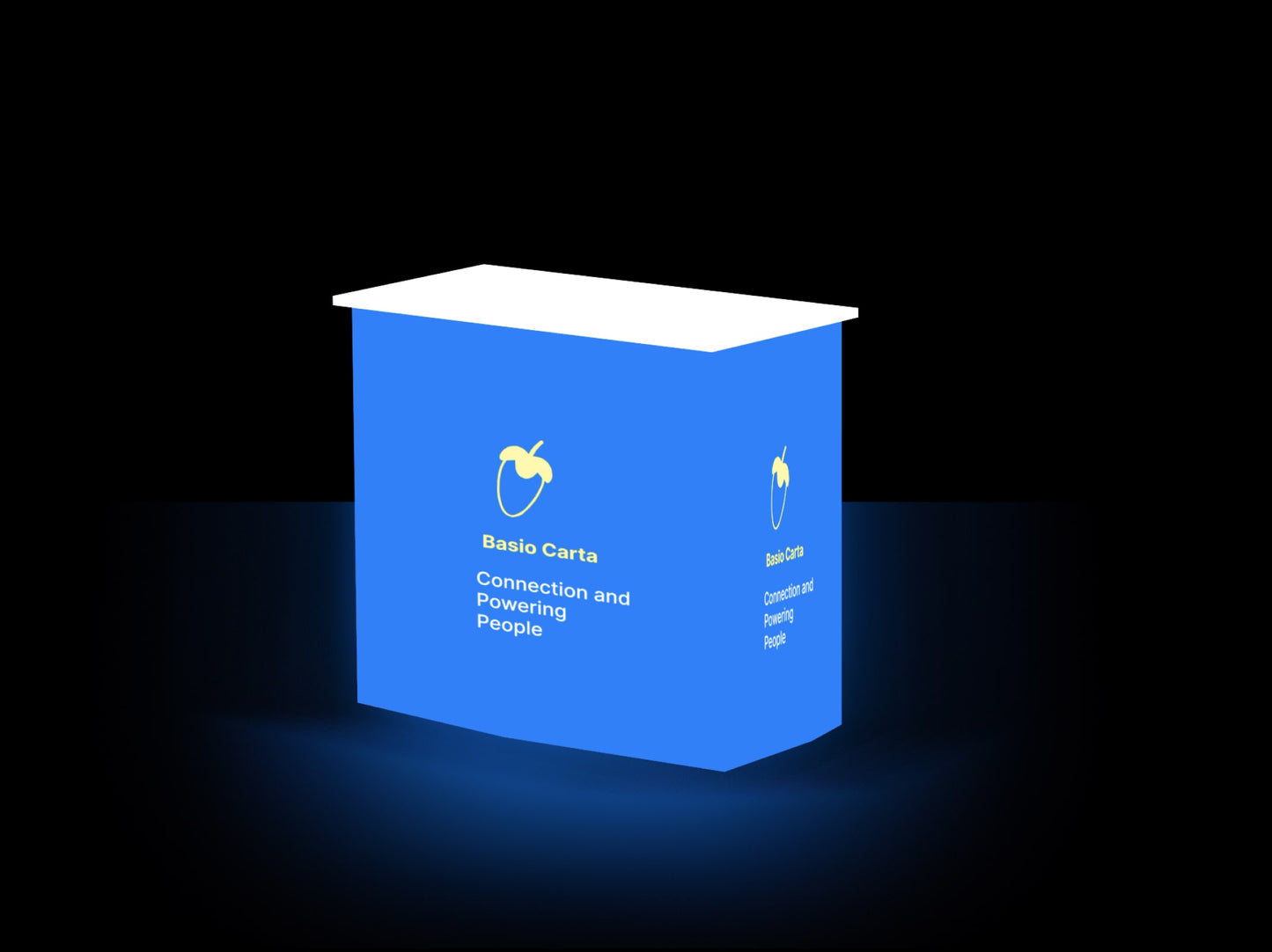 Backlit Pop-Up Counter Podium