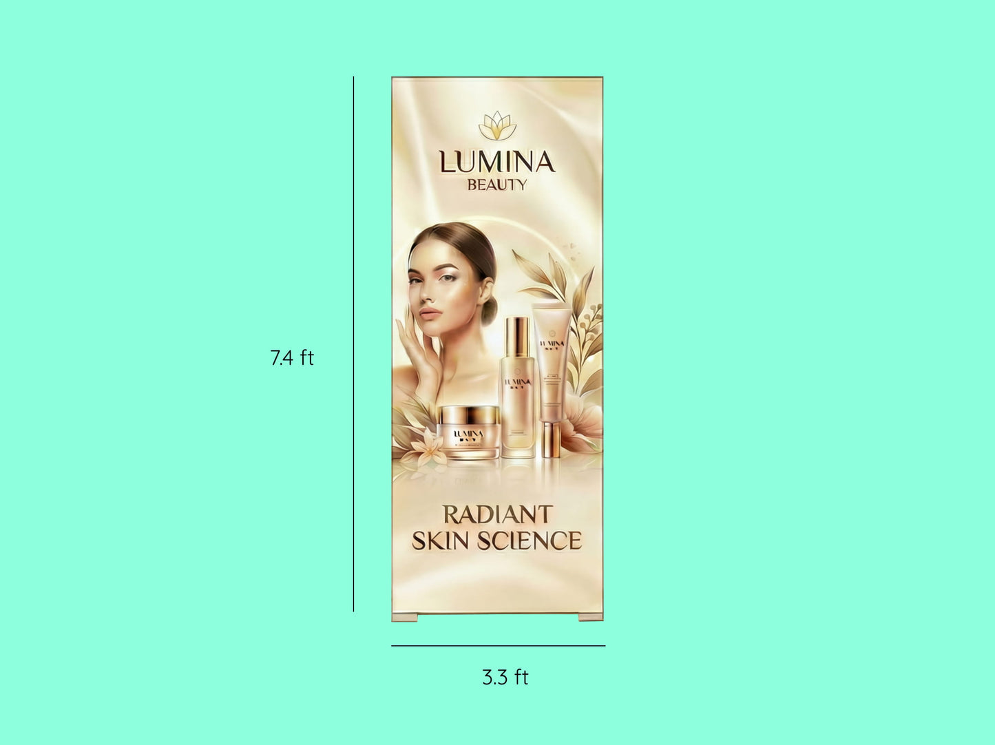 Brand Spotlight Booth β 10x10 Booth with SEG Light box Display - SEG Lightbox Panel