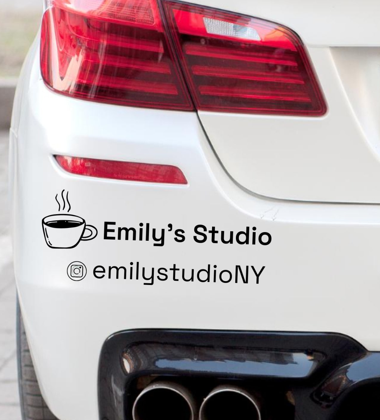 Car Bumper Sticker Photo