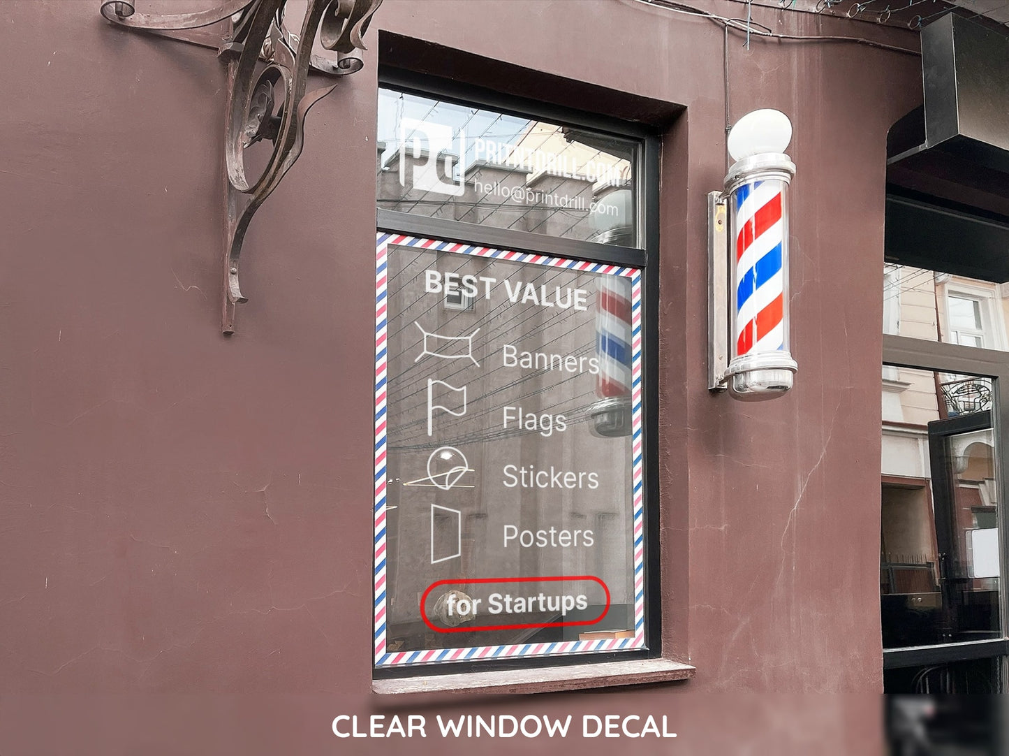 Clear Window Decals