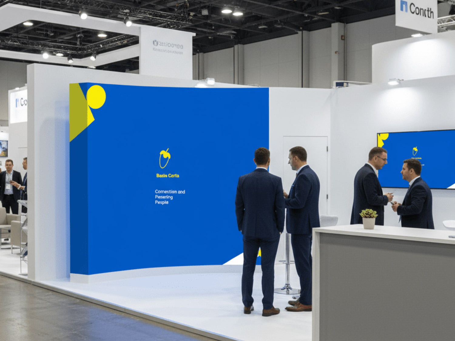 Curved PopUp Display for Conference
