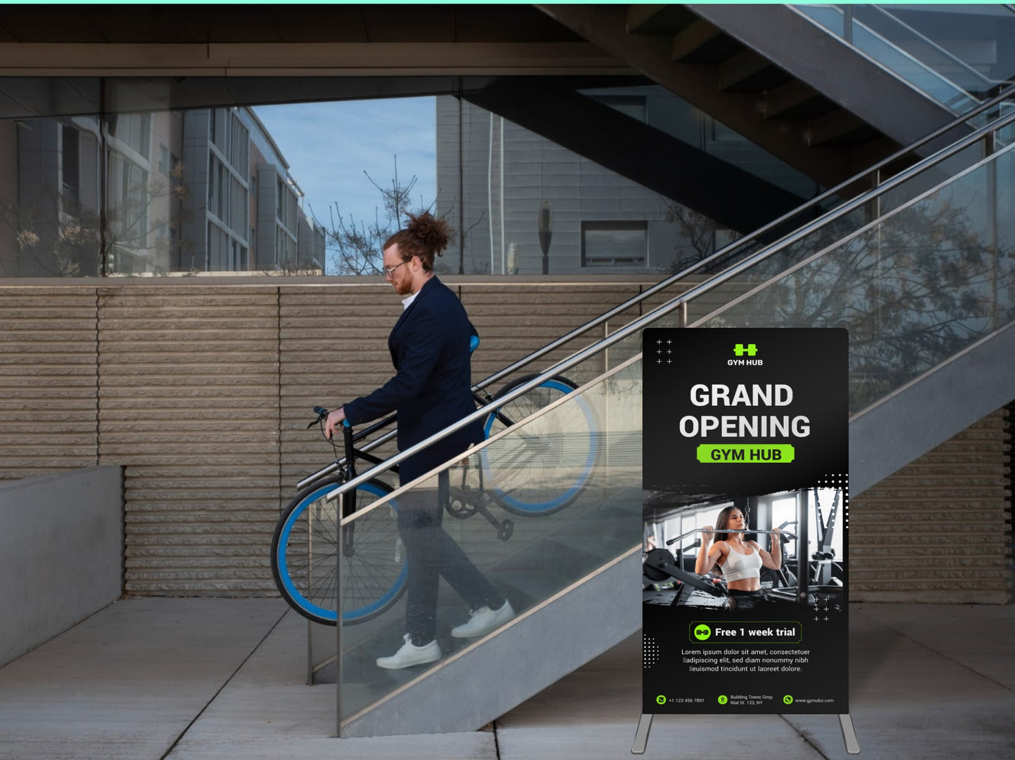 Custom Extend Tension Fabric Stand