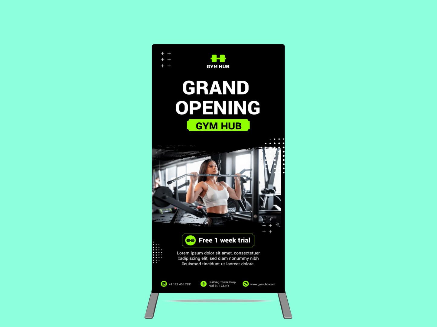 Custom Extend Tension Fabric Stand