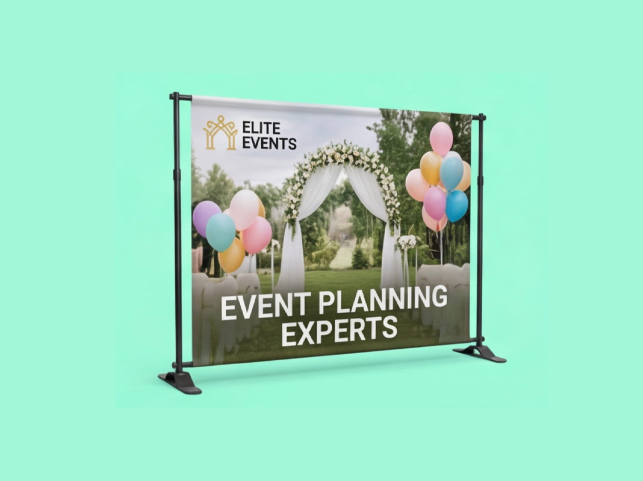 Custom Backdrop Stand for Event Planners – PRINTDRILL