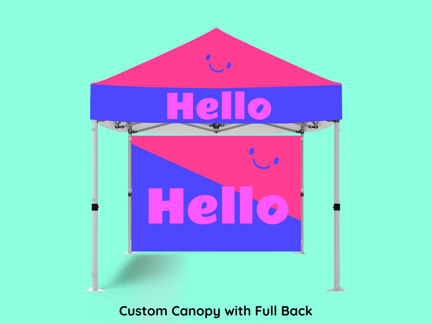 Custom Canopy with Full Back