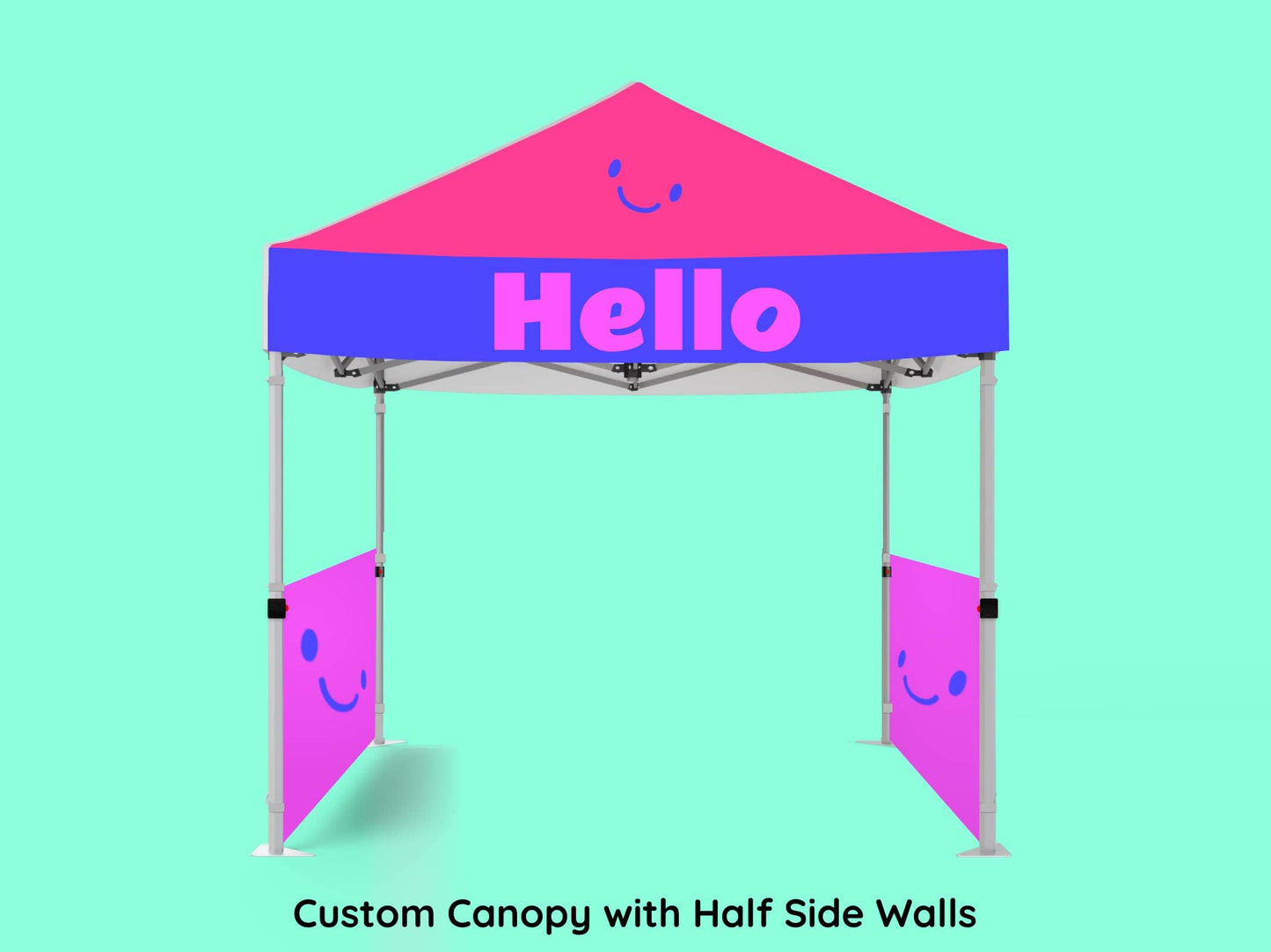 Custom Canopy with Half Side Walls