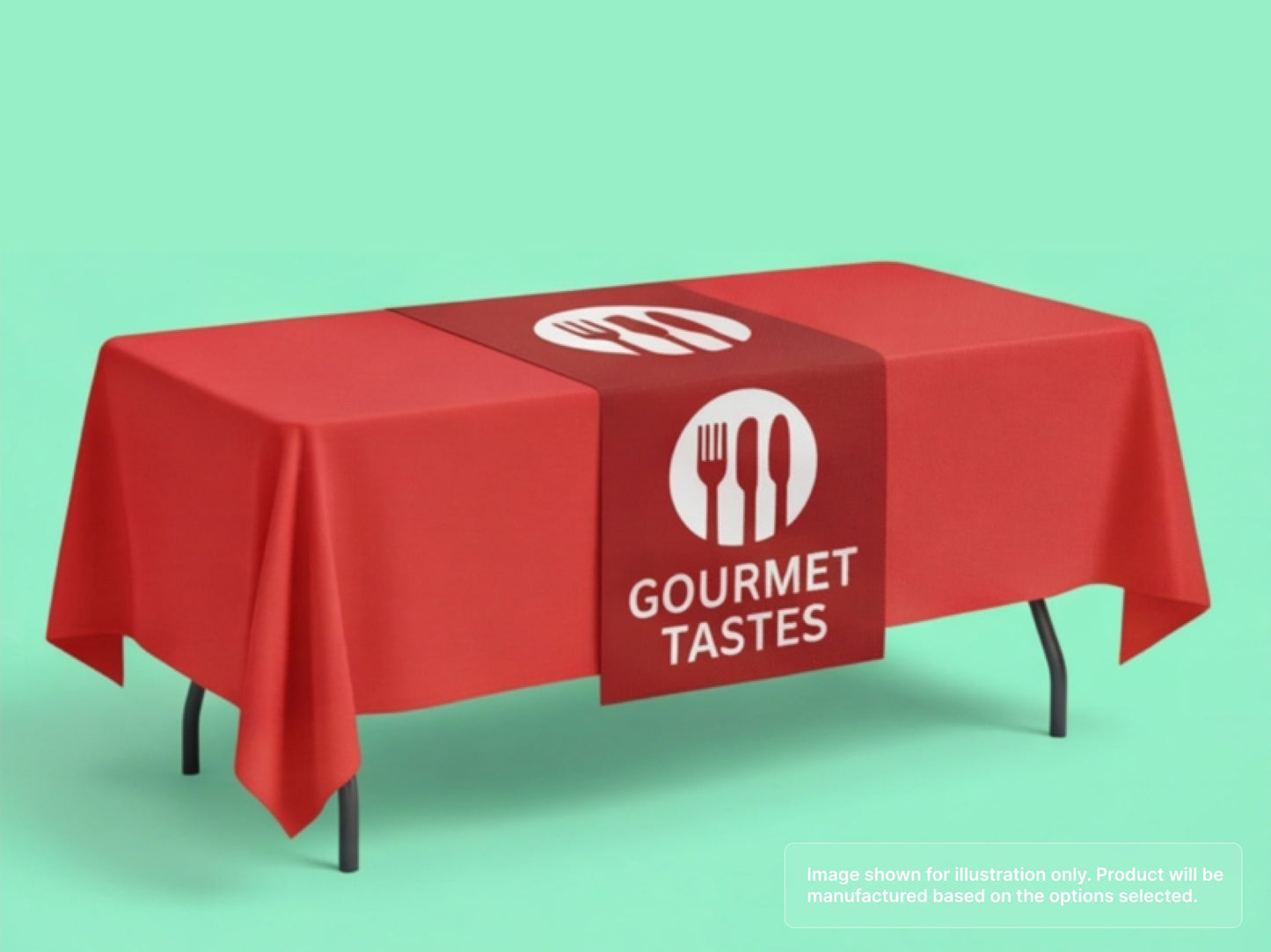 Custom Table Runner for Buffet Table Parties