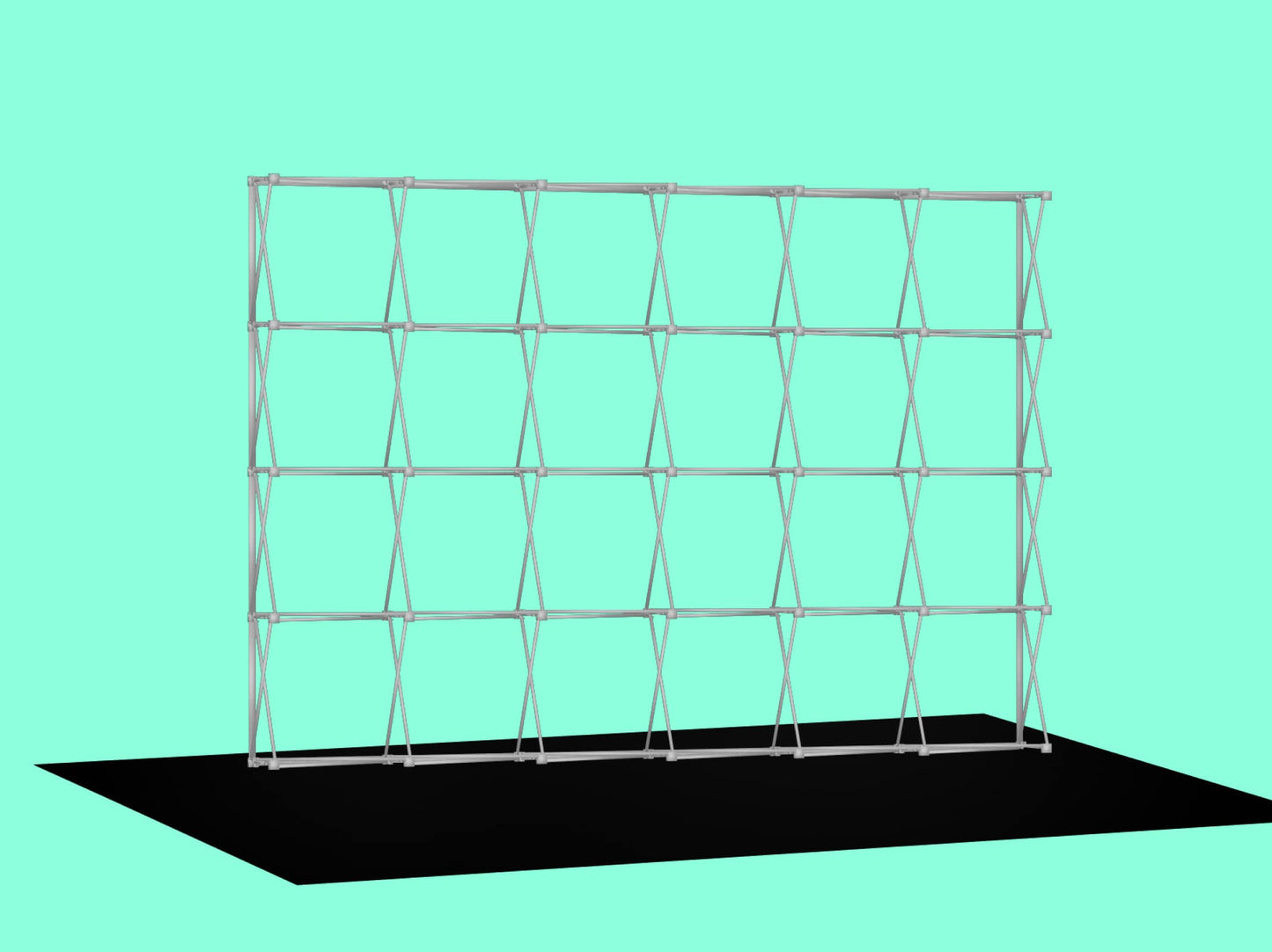 Fabric Pop Up Straight Display Frame