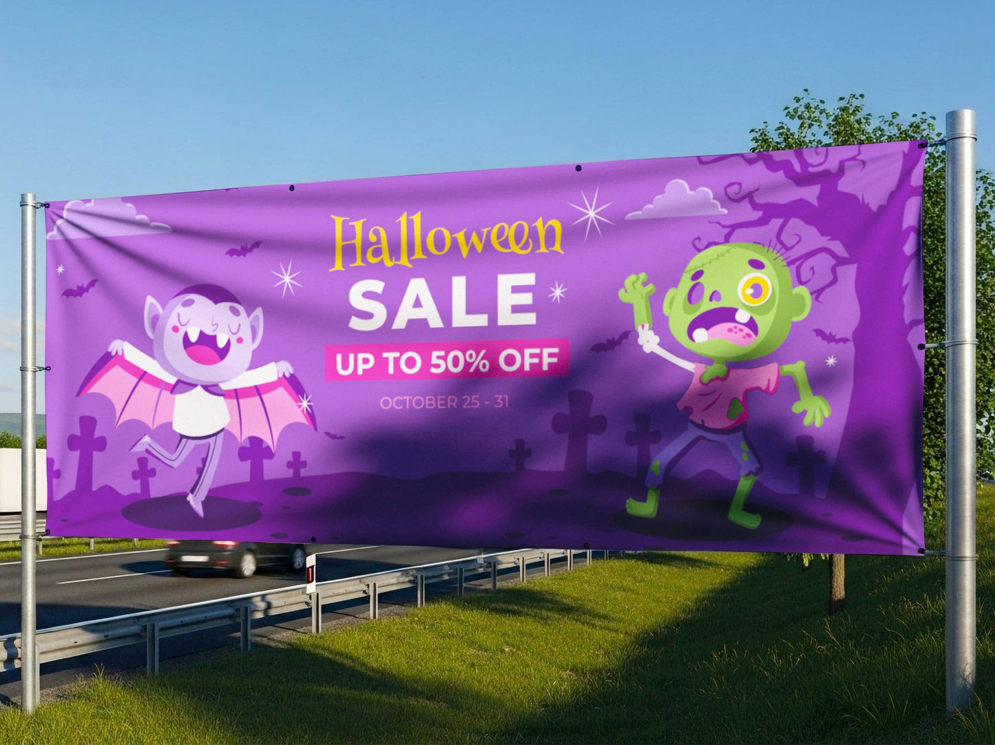 Halloween Sales Promotion Banner