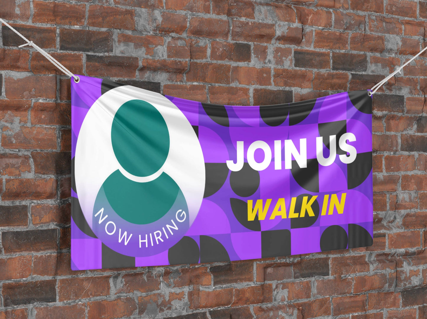 Join Us Printed Banner