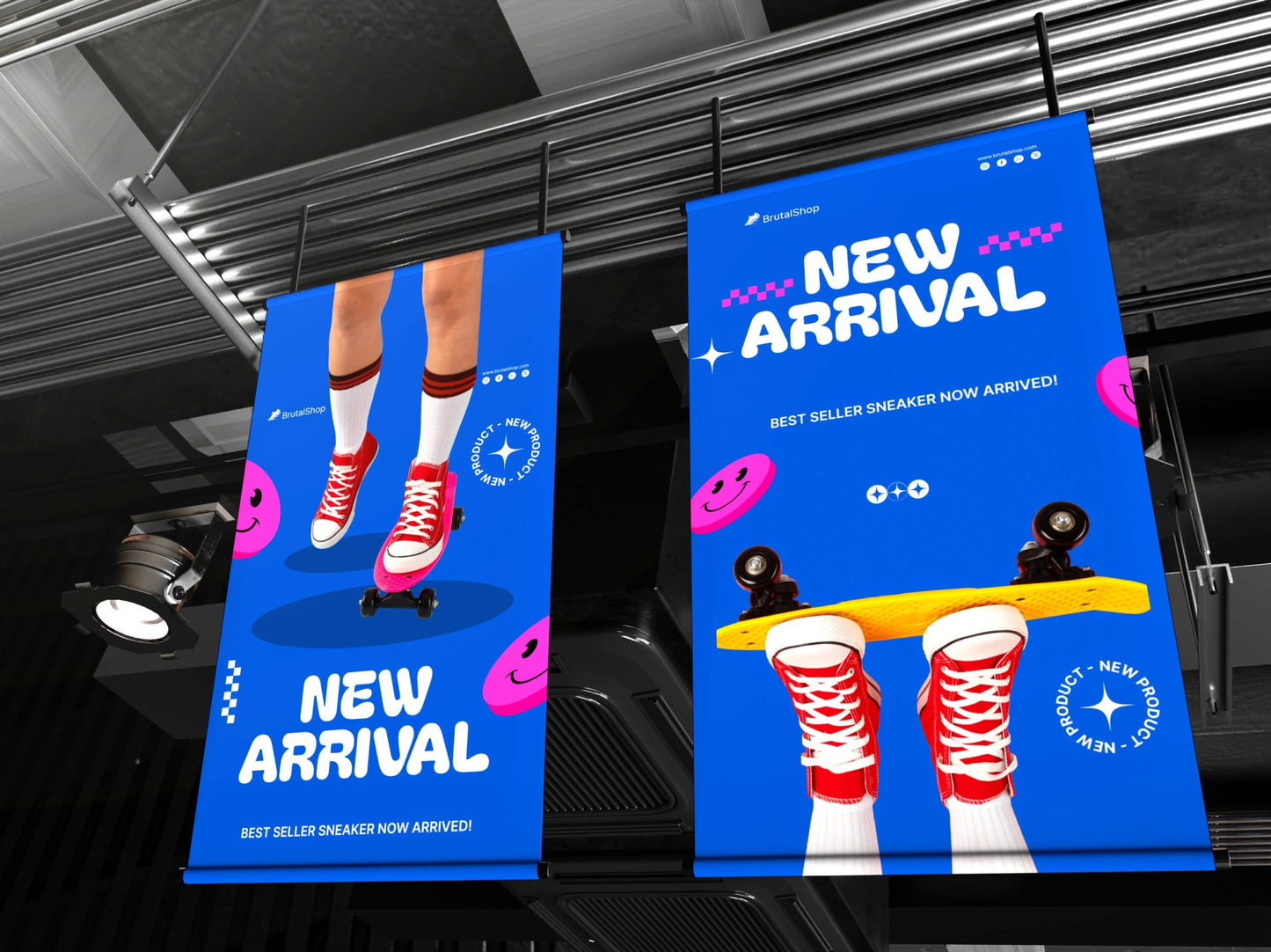 New Arrival Vertical Banners