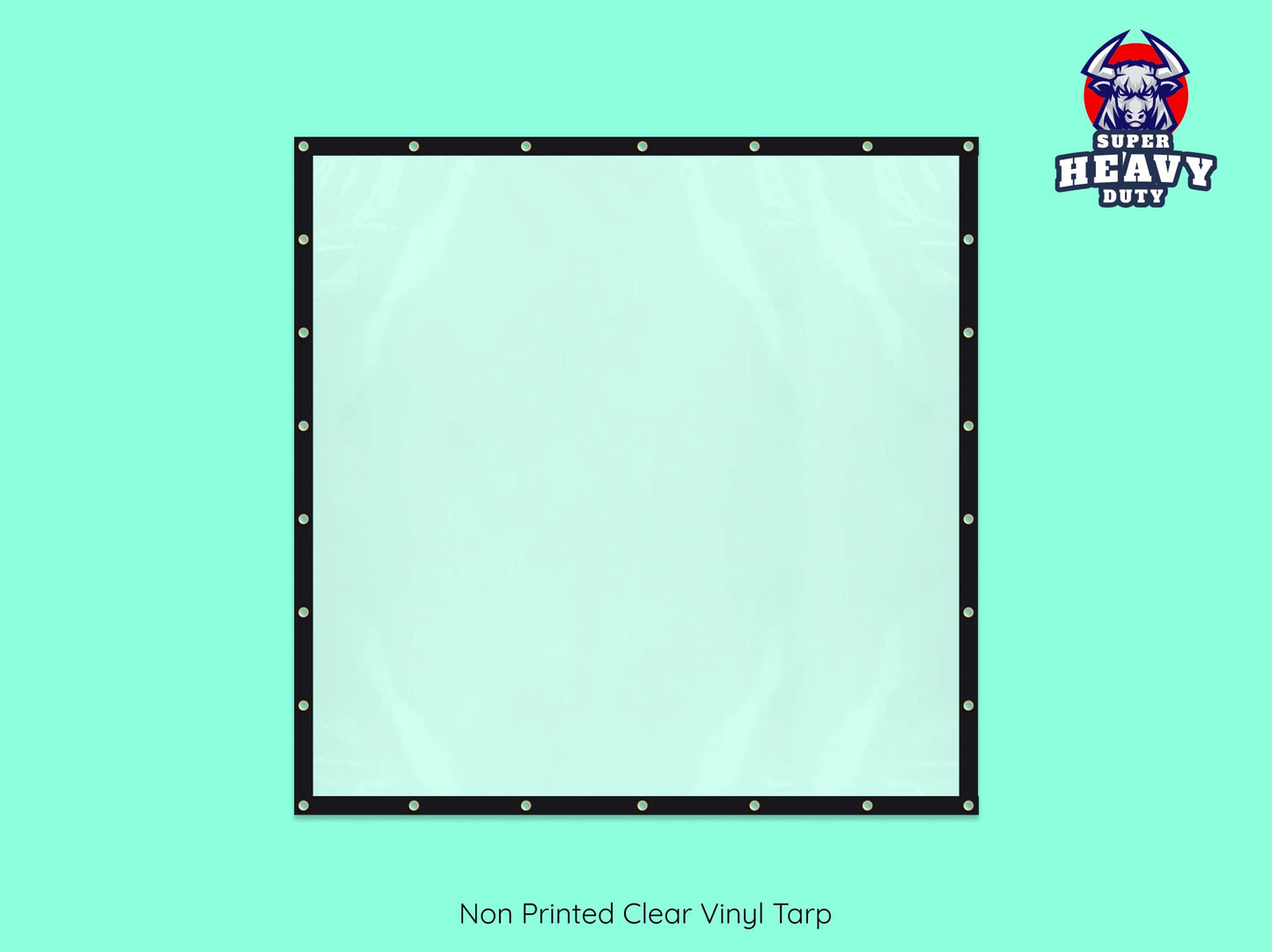 Non Printed Clear Vinyl Heavy Duty Tarp