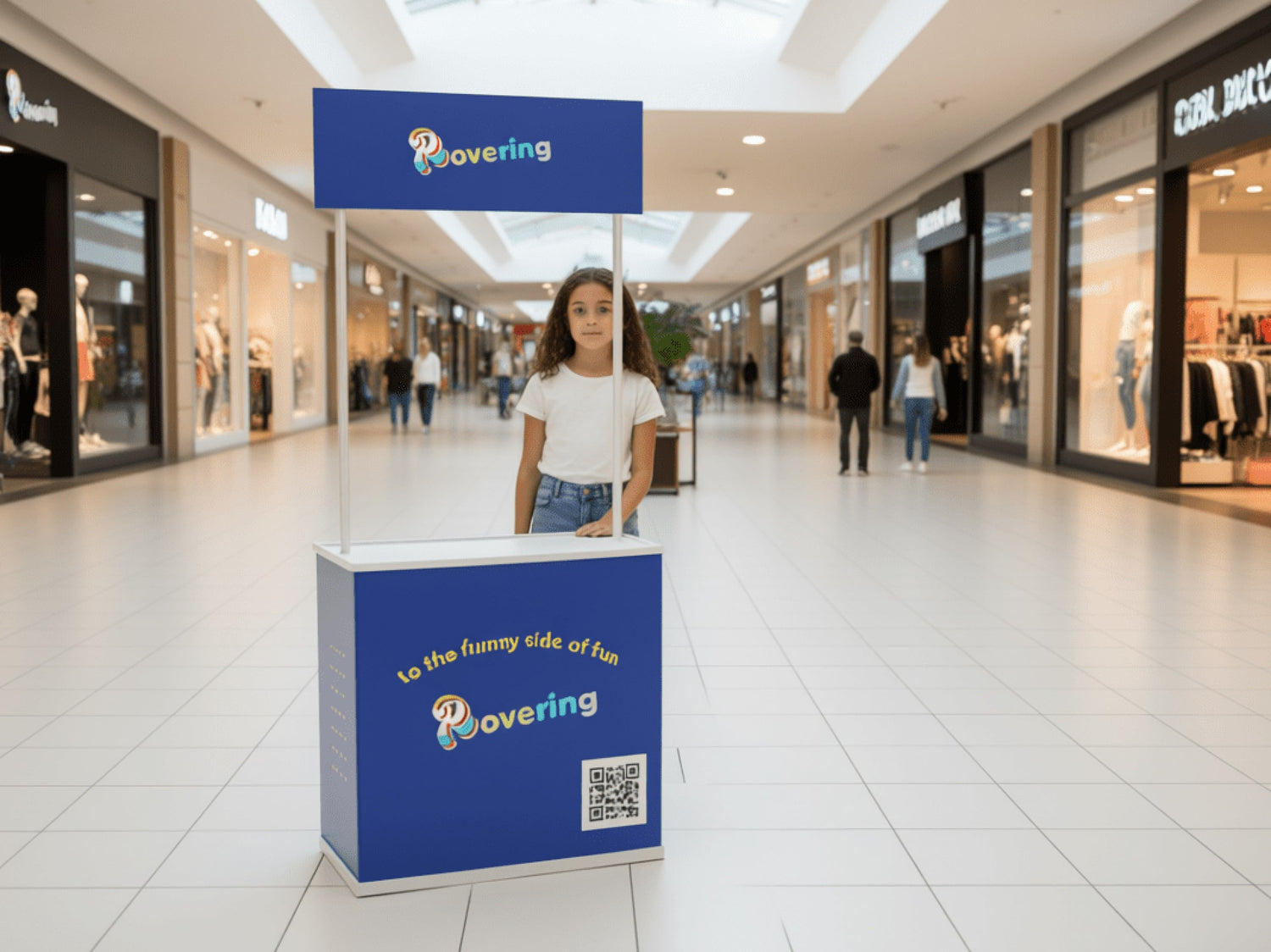 Portable Counter with Header for events
