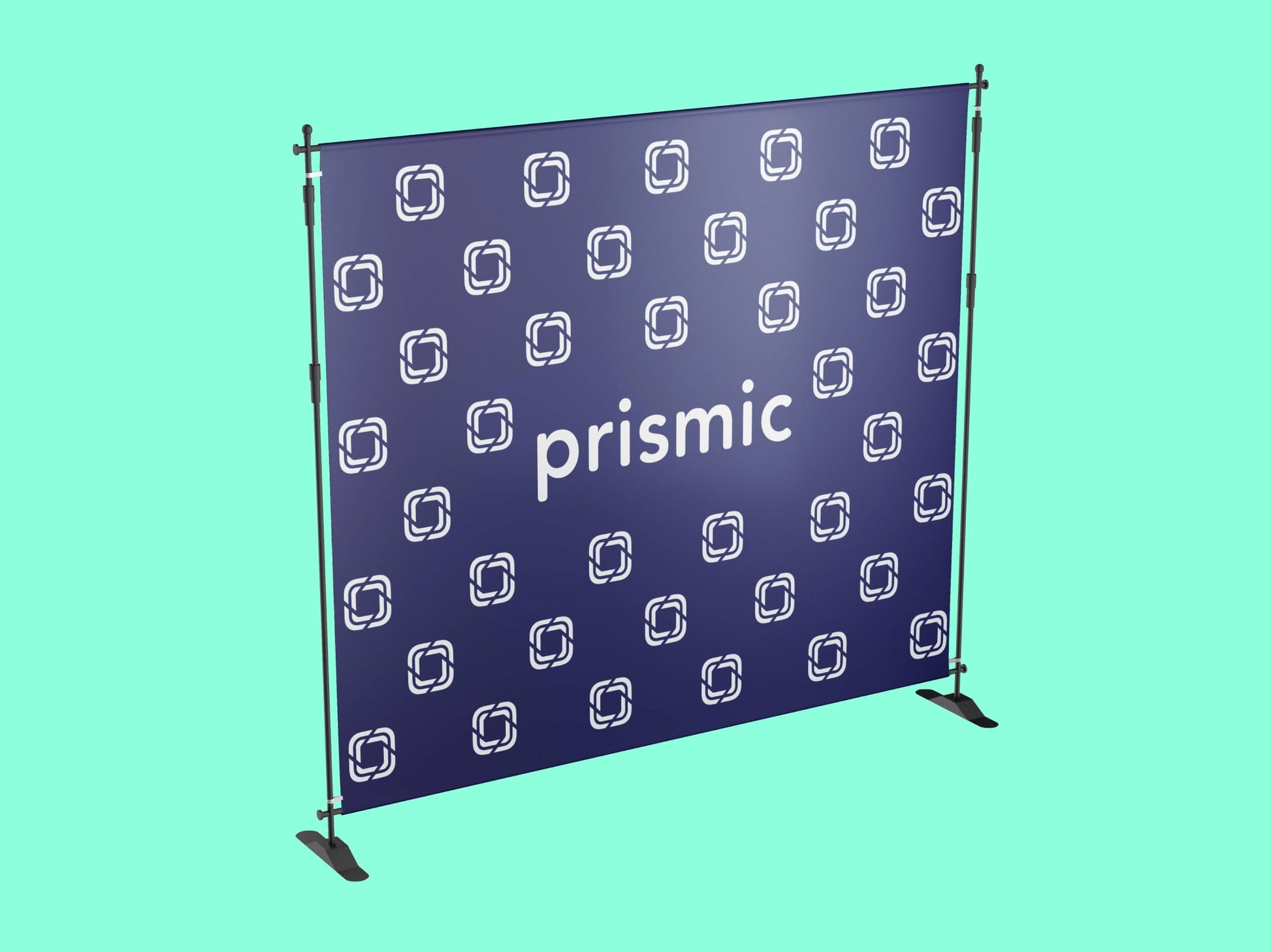 Premium Fabric Step and Repeat Banner Stand