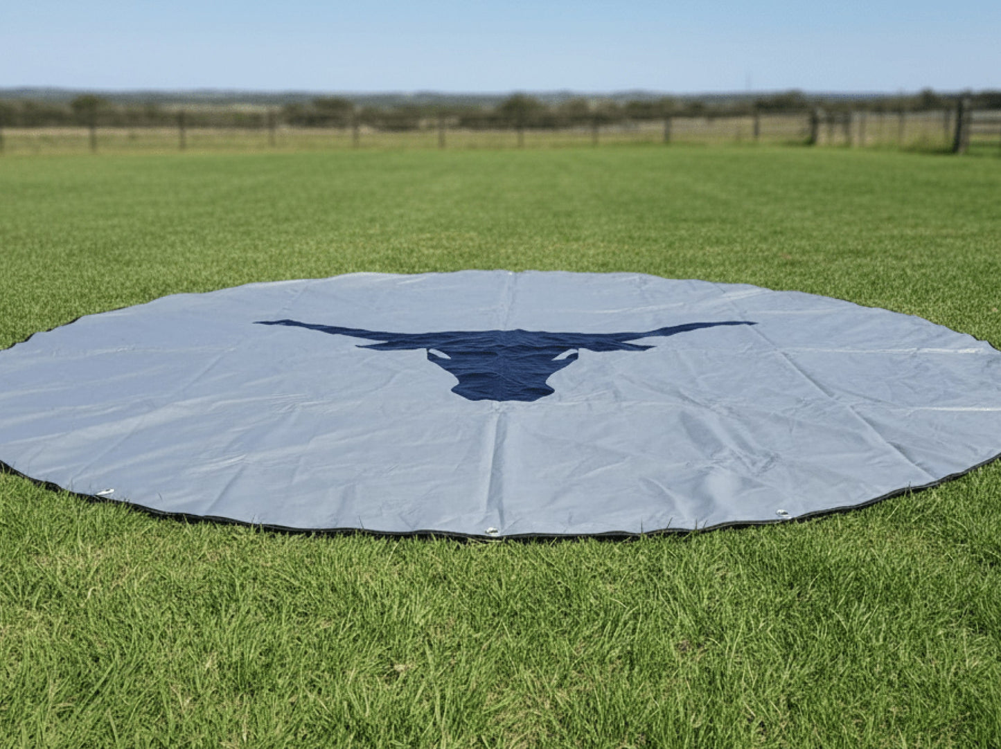 Round Heavy Duty Vinyl Tarp - Printed