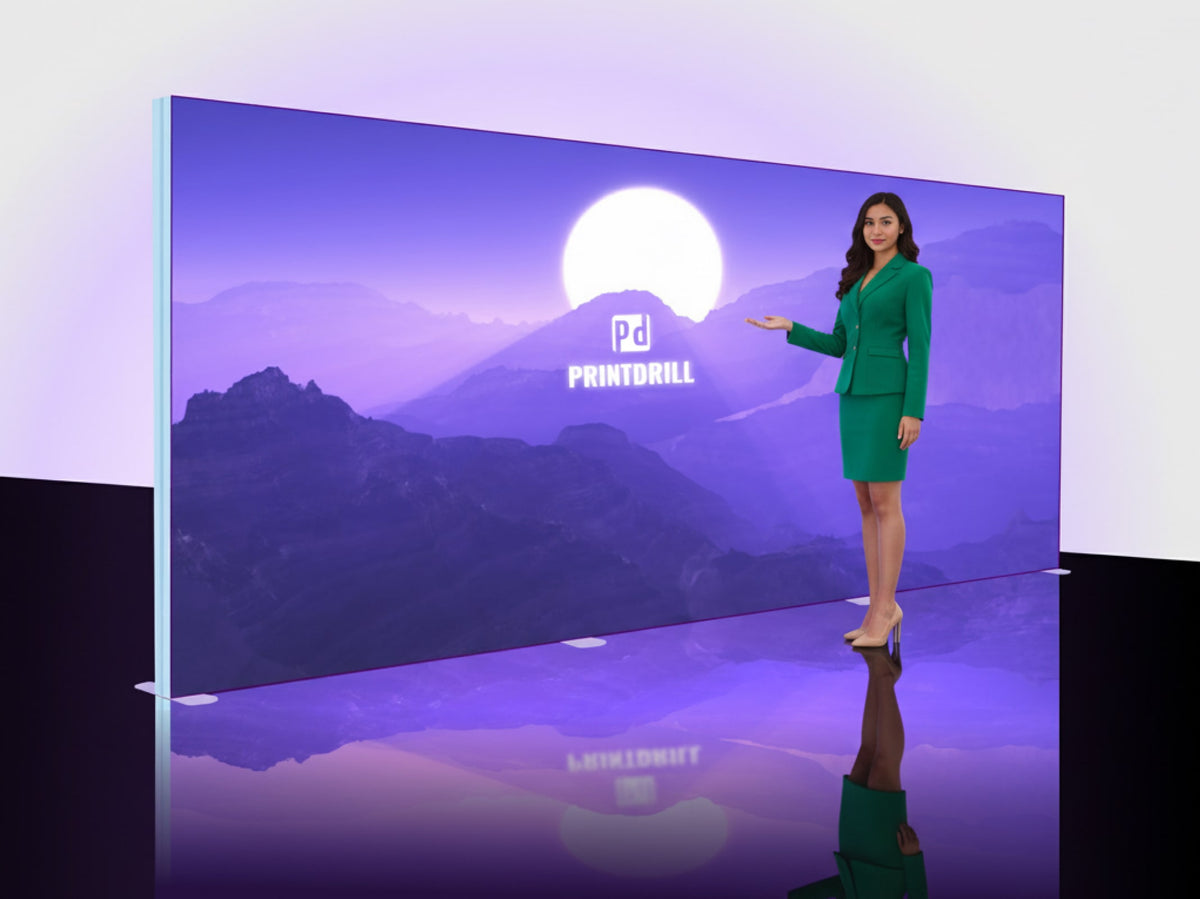 13ft SEG LightBox Backdrop Backlit Display Ready for Events and Exhibition