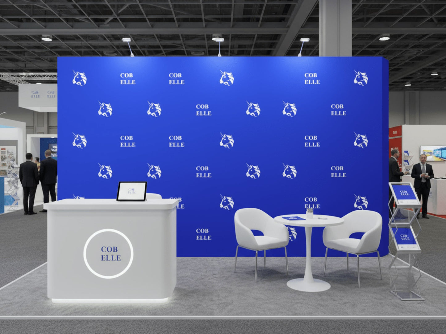Step and Repeat Popup display in booth