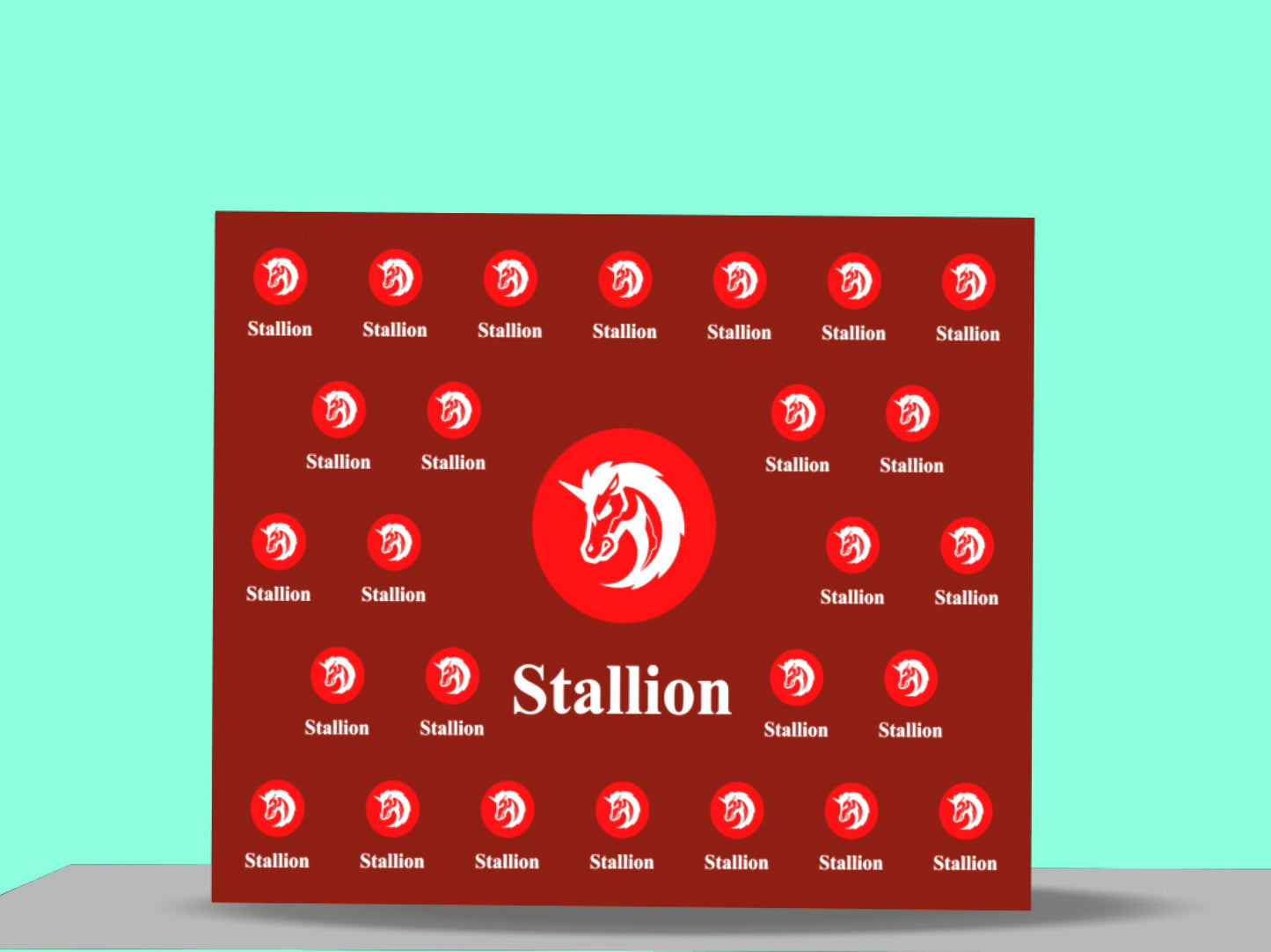 Step and Repeat Fabric PopUp Straight Display Front