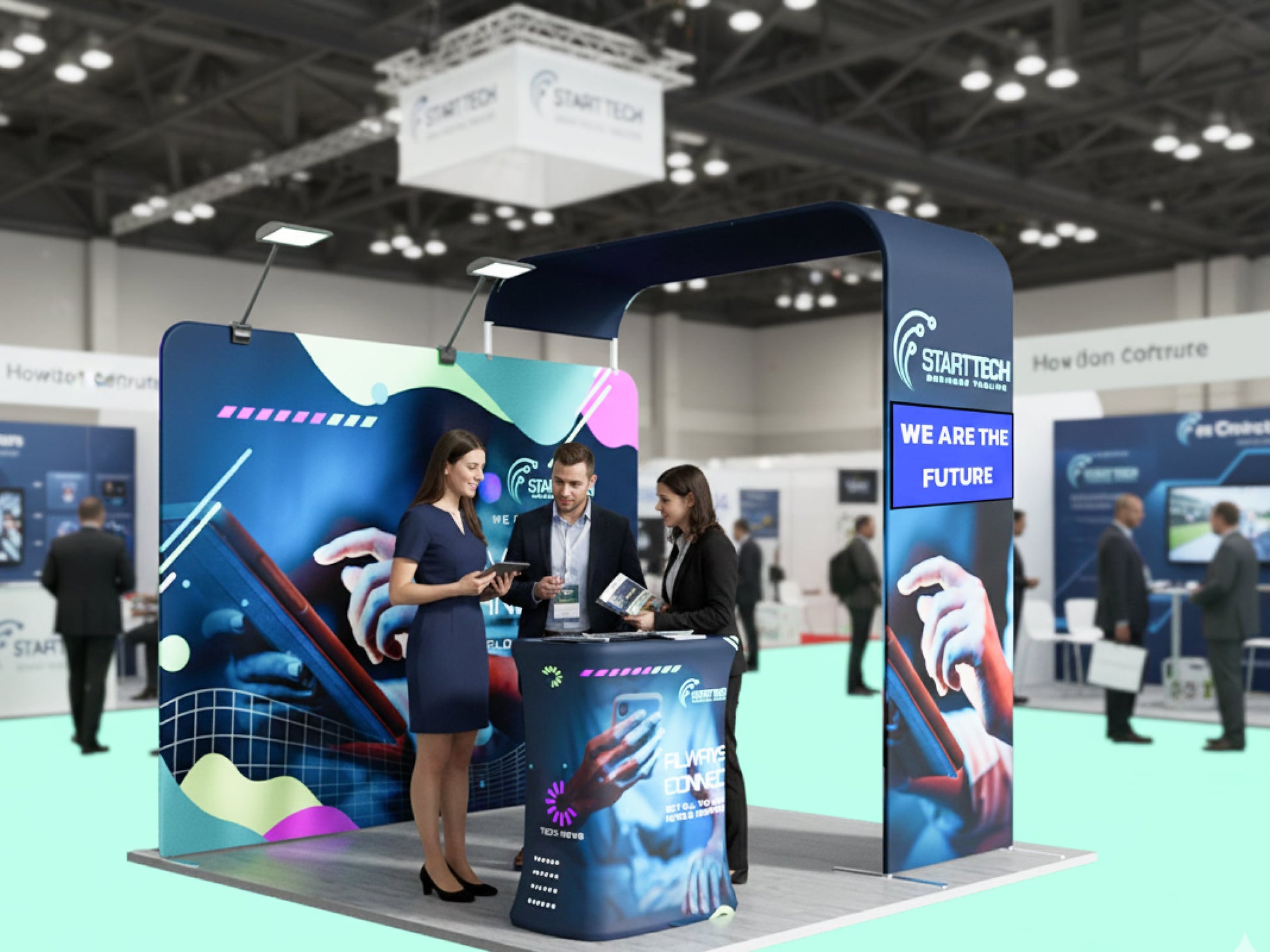 this Booth invites interactions