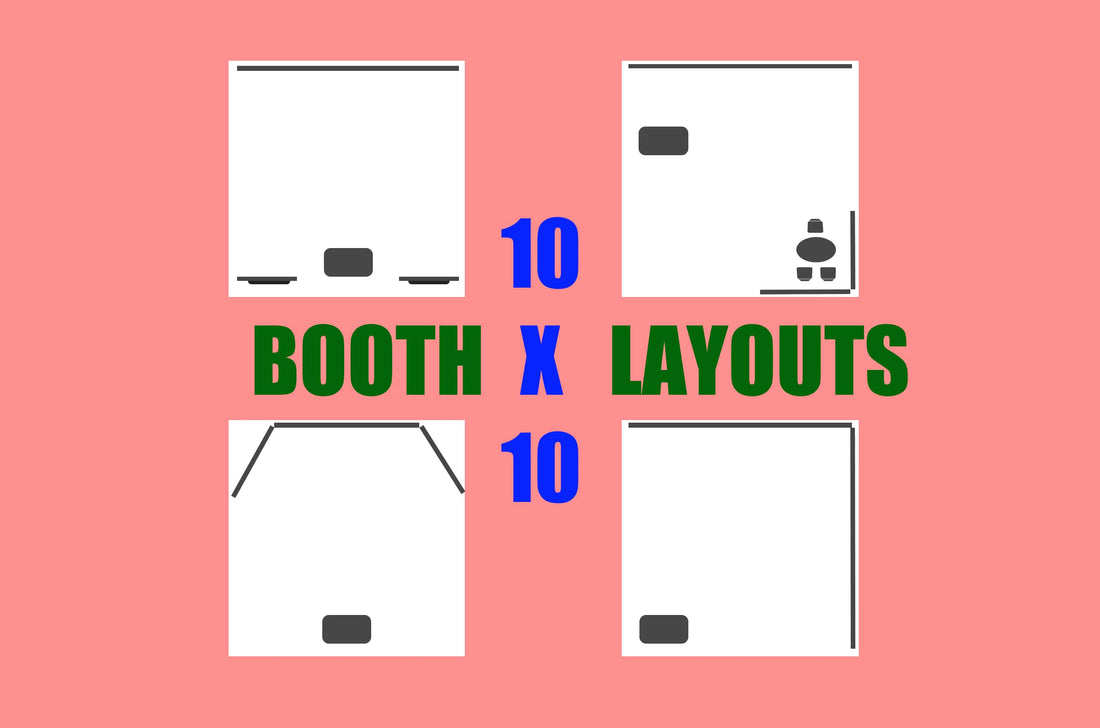 The Most Popular 10x10 Booth Layouts