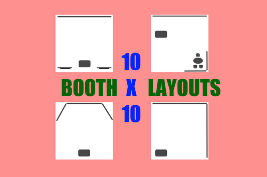 The Most Popular 10x10 Booth Layouts