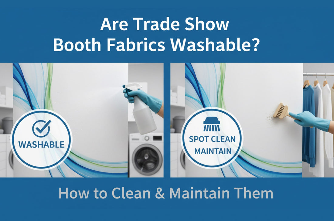 Are Trade Show Booth Fabrics Washable