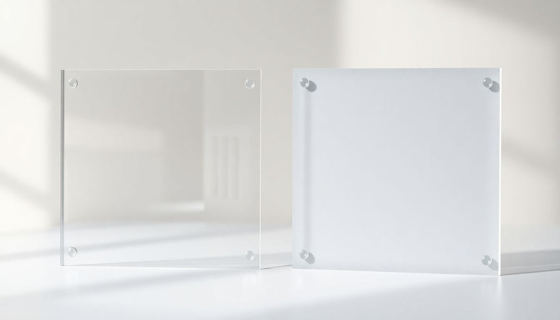 Transparent vs. Frosted Acrylic Signs
