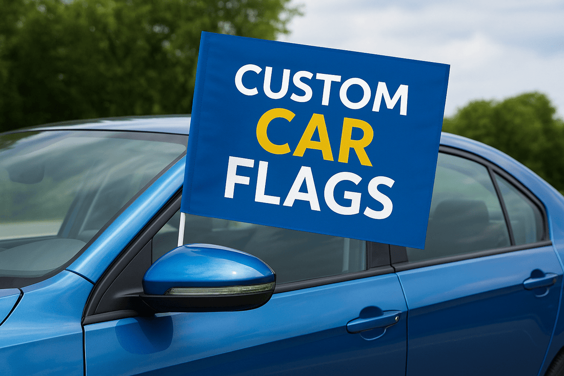 Custom Car Flags: Mobile Advertising Done Right