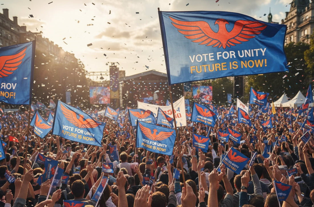 Custom Hand Flags_ Perfect for Events and Promotions