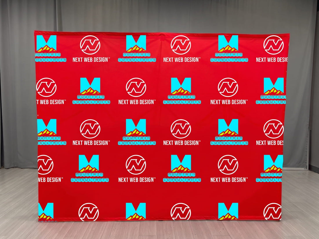 What Is a Fabric Pop-Up Backdrop for Events?