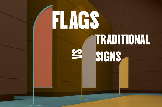 Benefits of Custom Flags Over Traditional Signage