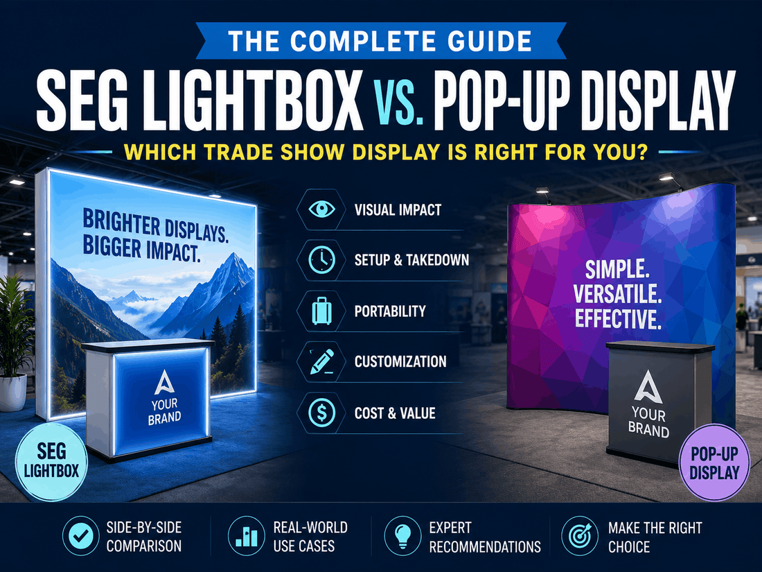 SEG Lightbox Display vs Pop-Up Display Which One Works Better for Your Booth