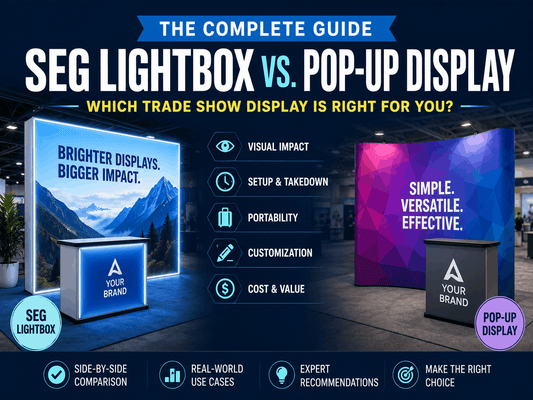 SEG Lightbox Display vs Pop-Up Display Which One Works Better for Your Booth