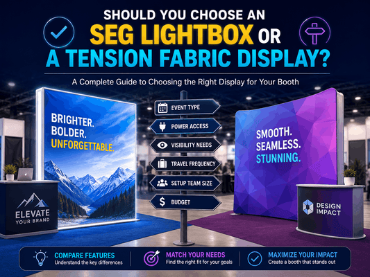SEG Lightbox Display vs Tension Fabric Display: Which One Should You Choose?