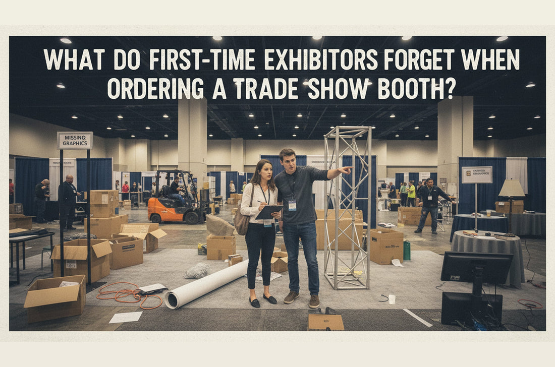 What Do First-Time Exhibitors Forget When Ordering a Trade Show Booth