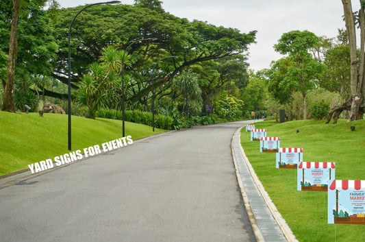 Creative Yard Signs Ideas for local marketing and events