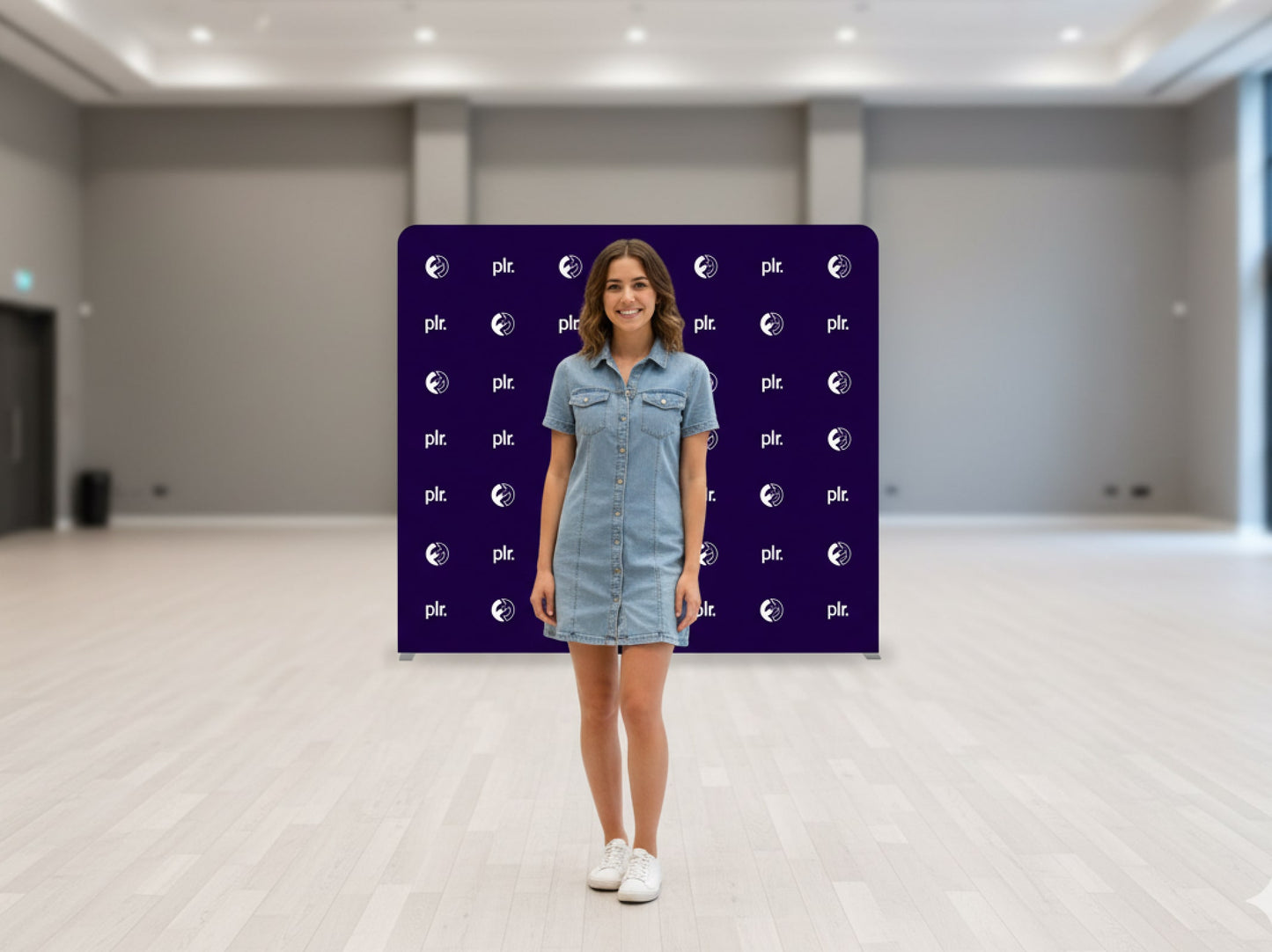 10 x 8 Step and Repeat Straight Stretch Backdrop