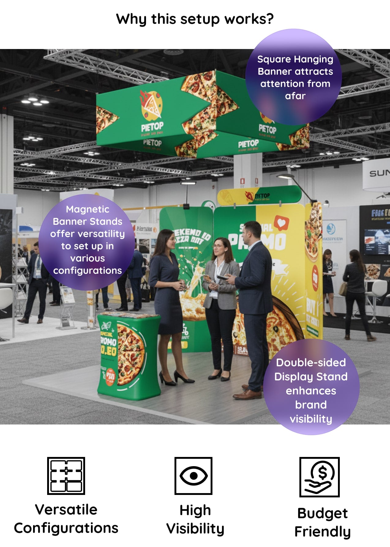 10x10 Booth - Brand Command Booth - Why its works