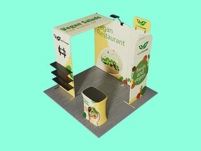 10x10 Booth - Brand Focus Booth