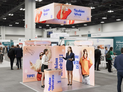 10x10 Booth - Corner Command Booth best for corner booth